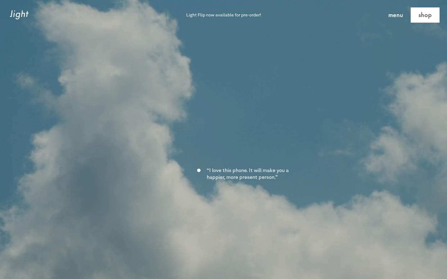 The Light Phone, desktop