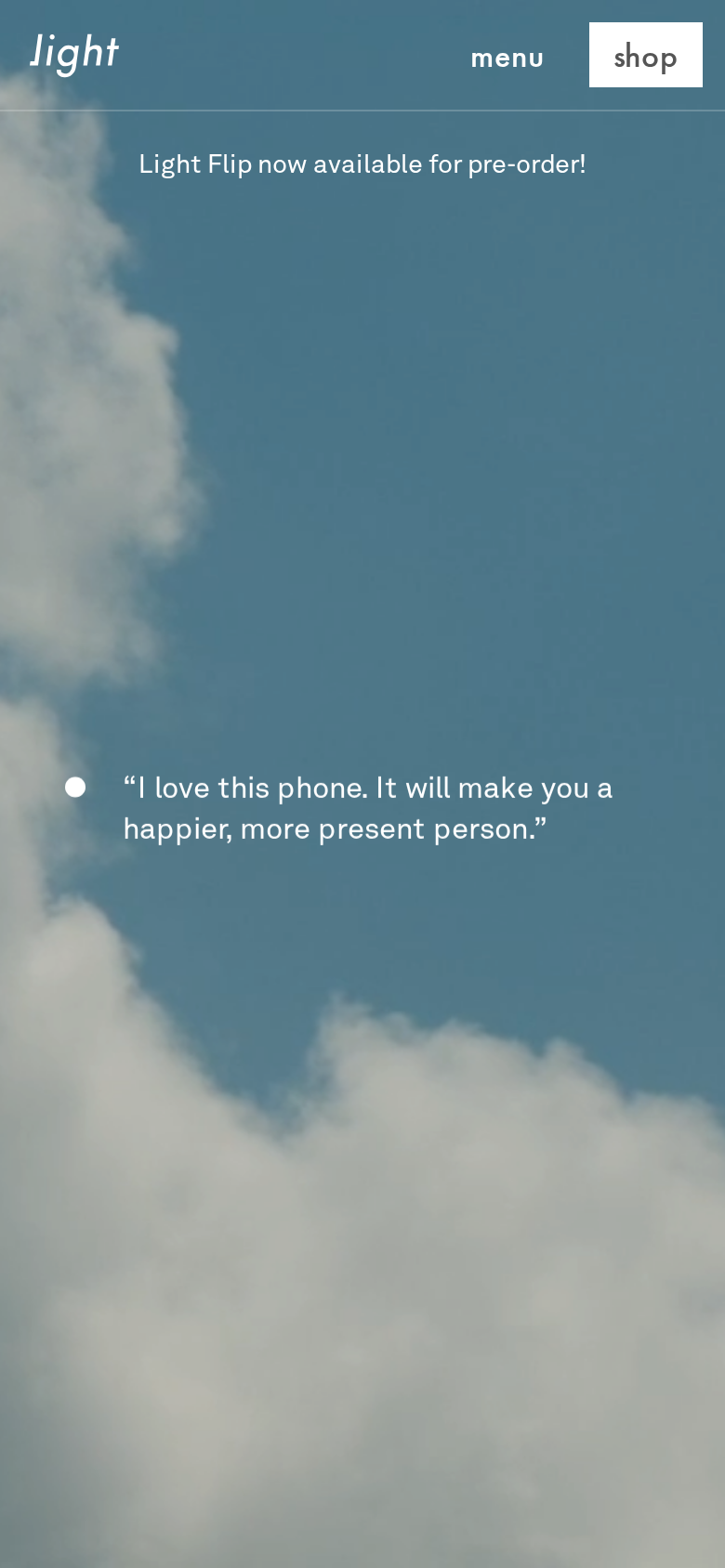 The Light Phone, phone